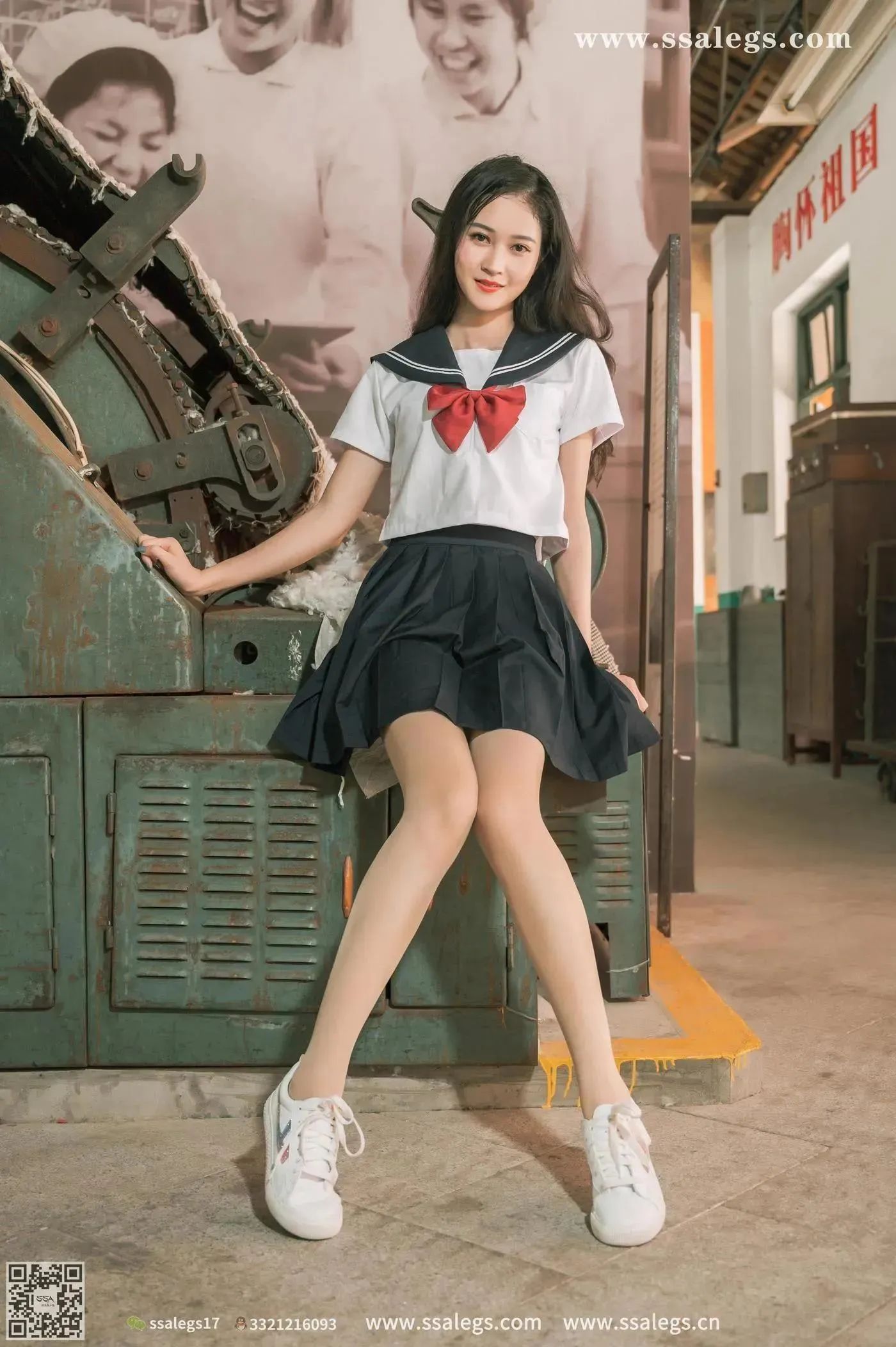 [SSA丝社]超清写真 NO.421 漫漫白色jk制服肉丝写真(上)[23] [51P]插图6